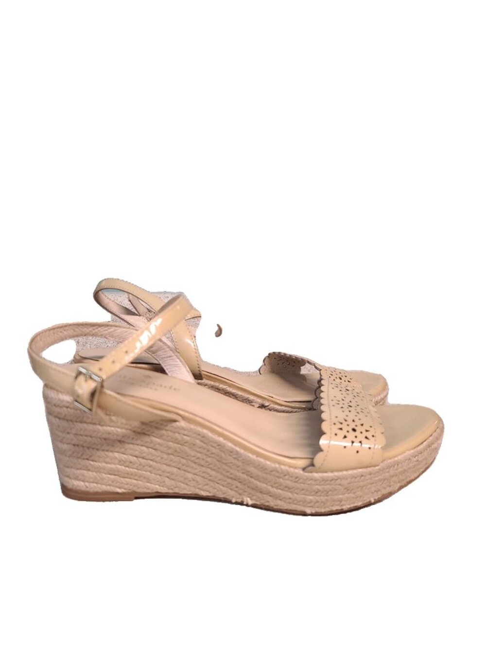 Kate Spade New York Mennie Espadrille Wedge Platform Sandal Size 6 Tan